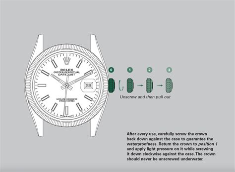 how to adjust time on rolex oyster perpetual datejust|Rolex watch setting instructions.